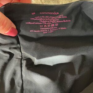 Used, Great Condition Black Faux Leather Commando Leggings - XL PETITE